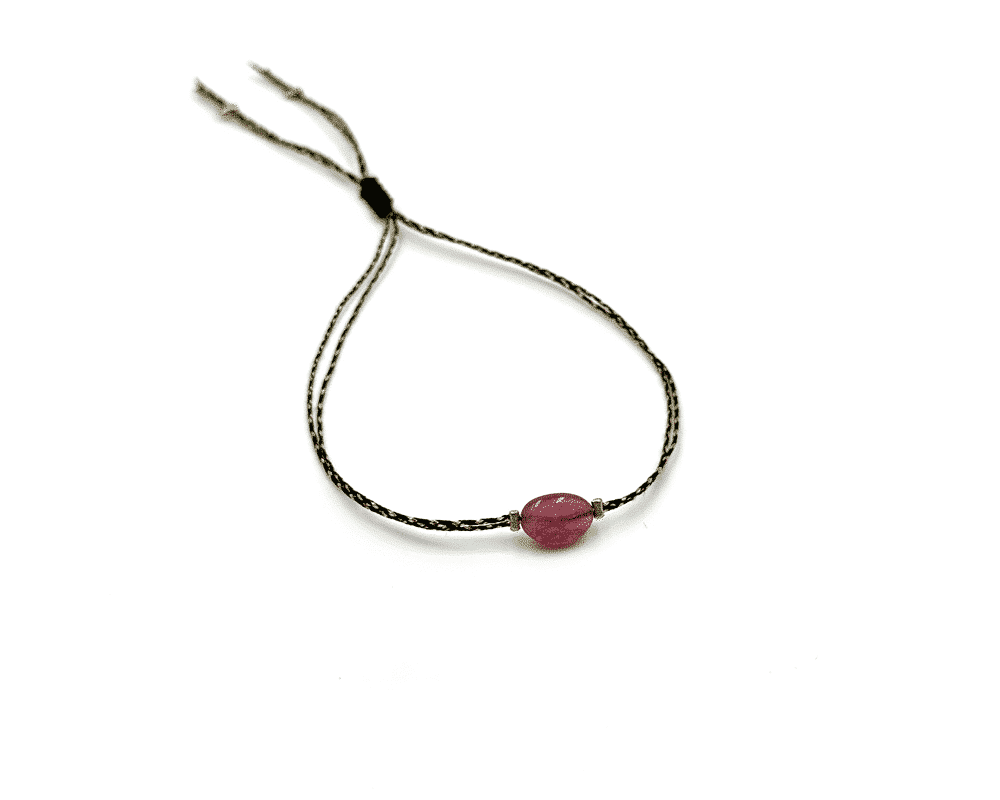 Bracelet tourmaline rose