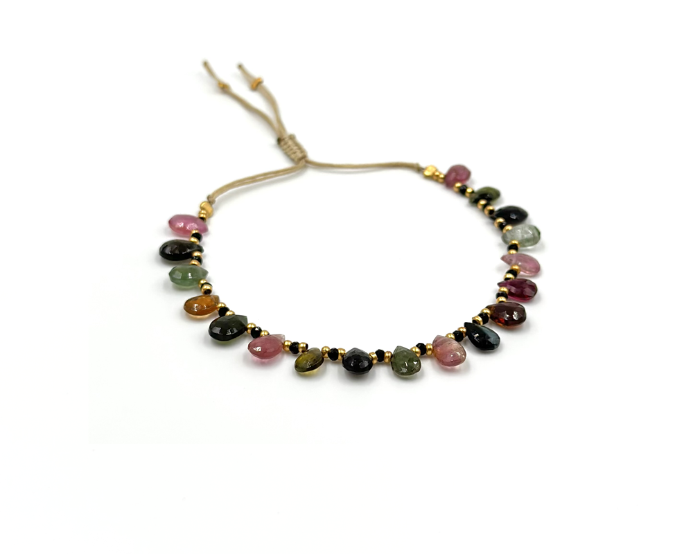 Bracelet Tourmaline multicolore « Le Prisme »