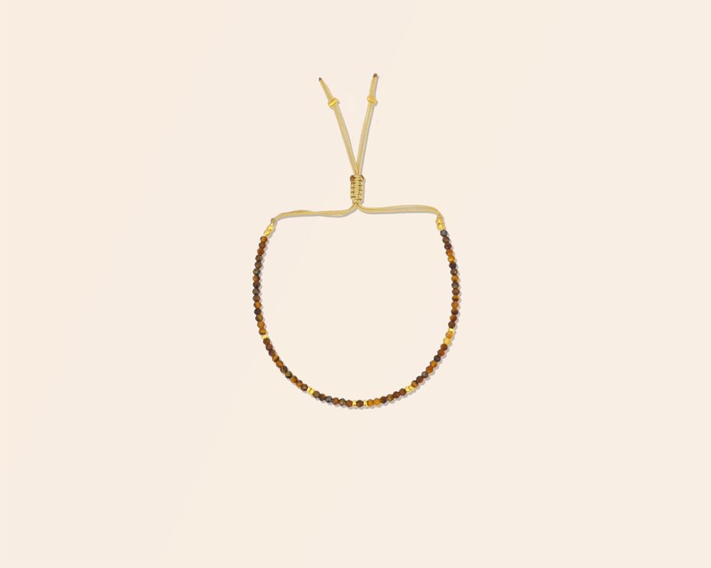 Bracelet Œil de Tigre « Le Saturne »